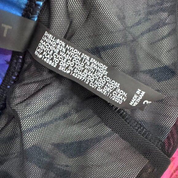 Torrid Swim Shorts Bottom 3X Multi Leaves Floral Print Strappy NWT SW-2101 - Picture 9 of 10